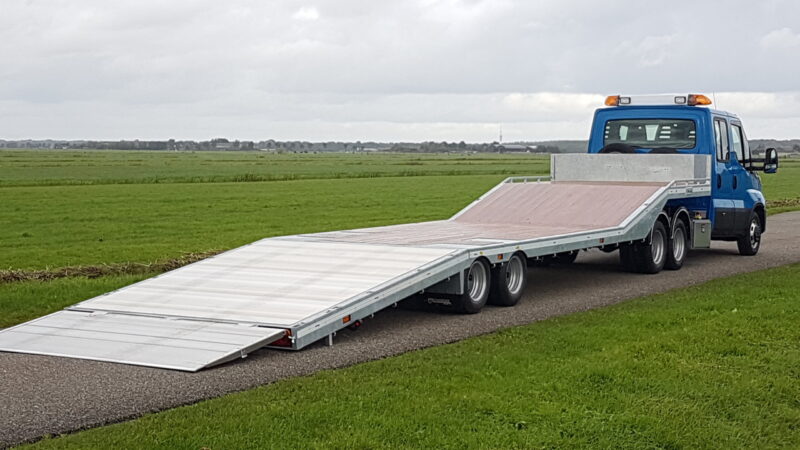 10,5m knikkende Jeep-as oplegger raz
