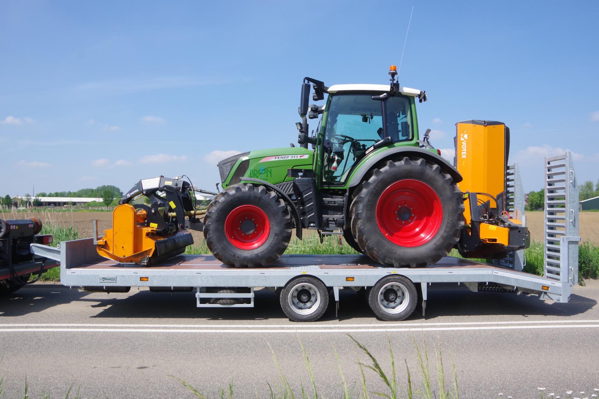 19 T Tandemdieplader met 313 lz