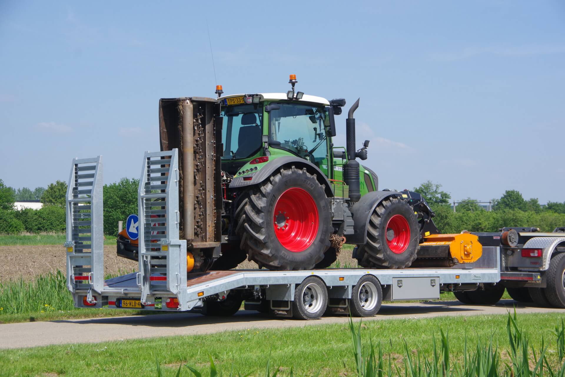 19 T Tandemdieplader met 313 ra