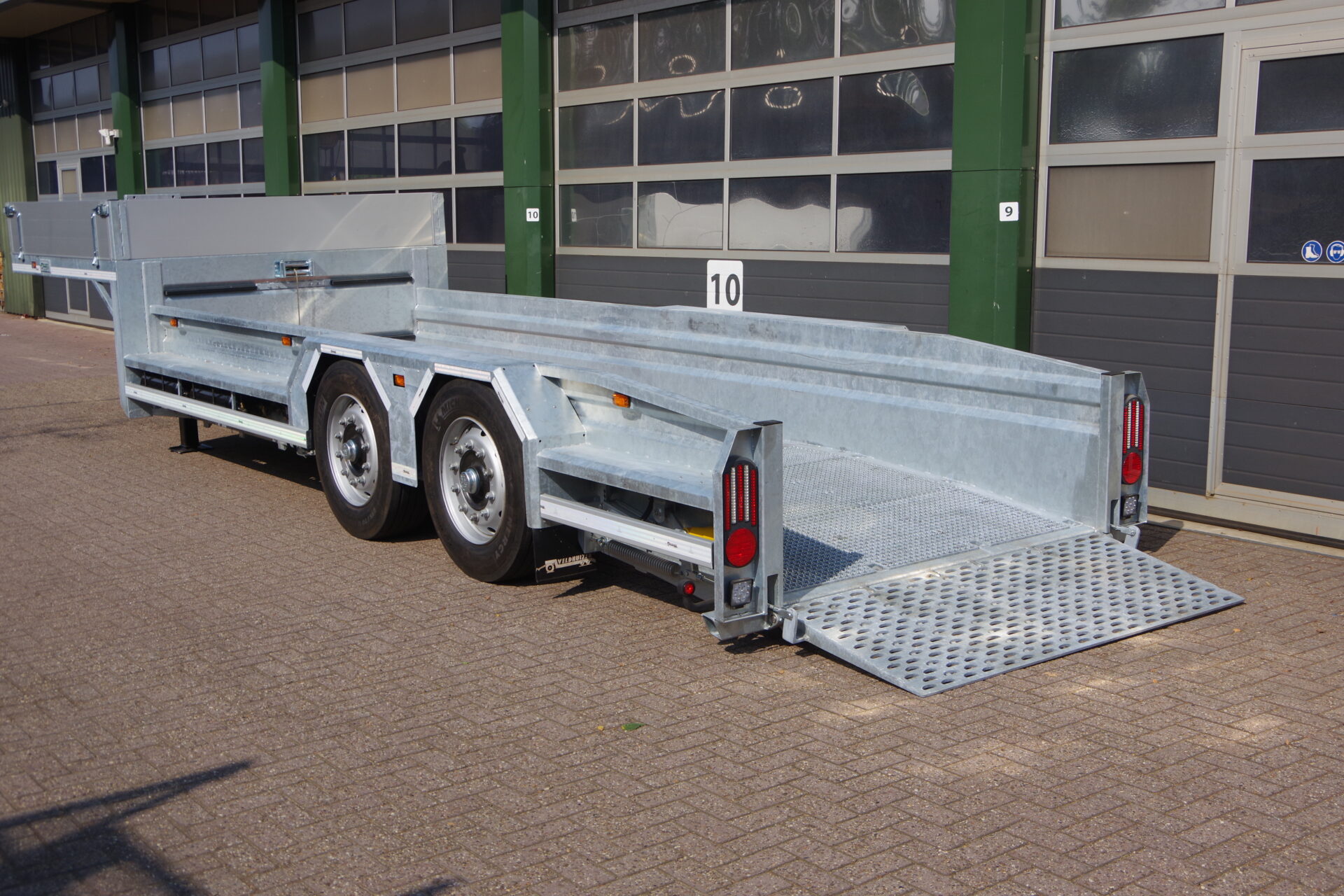 25 T Superdieplader 6,5 x 1,92 m oprijhoek 6 gr