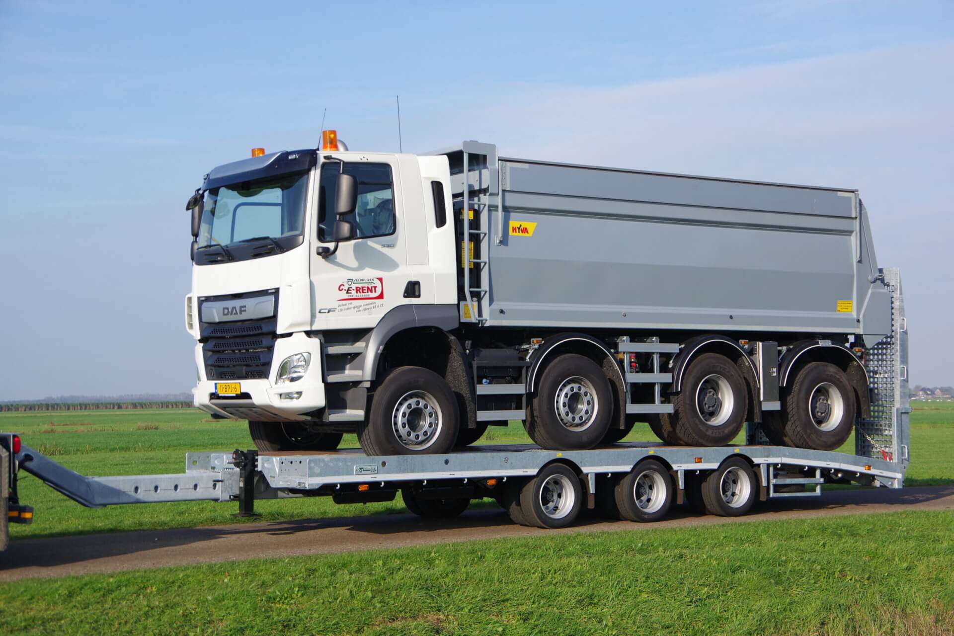 25 T tridem 8,50 m met DAF lv 3