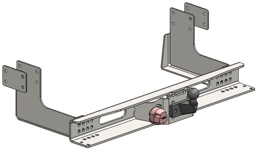 3.850 kg trekhaak TGE FWD
