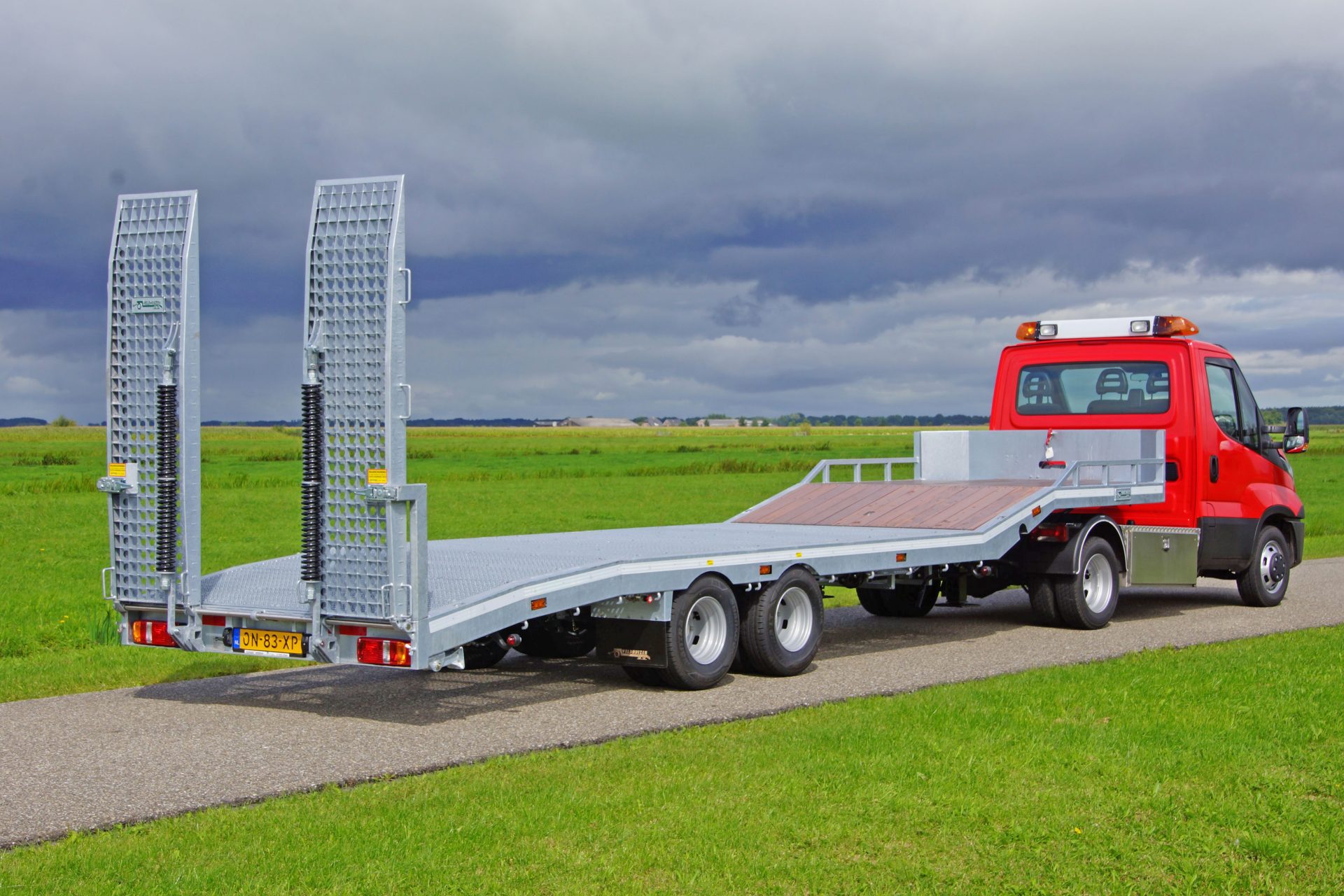 40 C21 met 8,5m semi schuin rooster ar