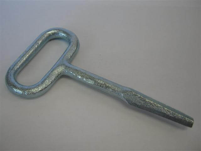 steeksleutel 128mm tbv bakslot