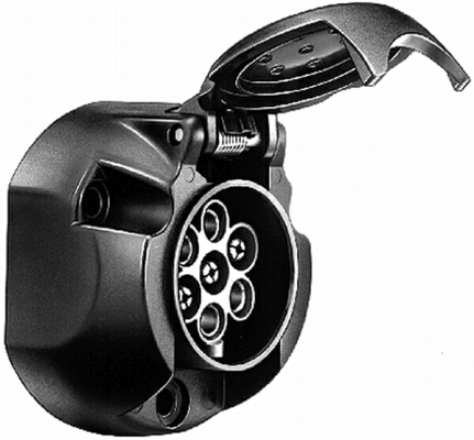 Stekkerdoos 7-polig kunststof