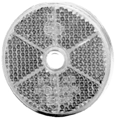 Reflector rond oranje
