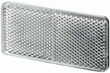 Reflector wit 94x44 (zelfklevend)