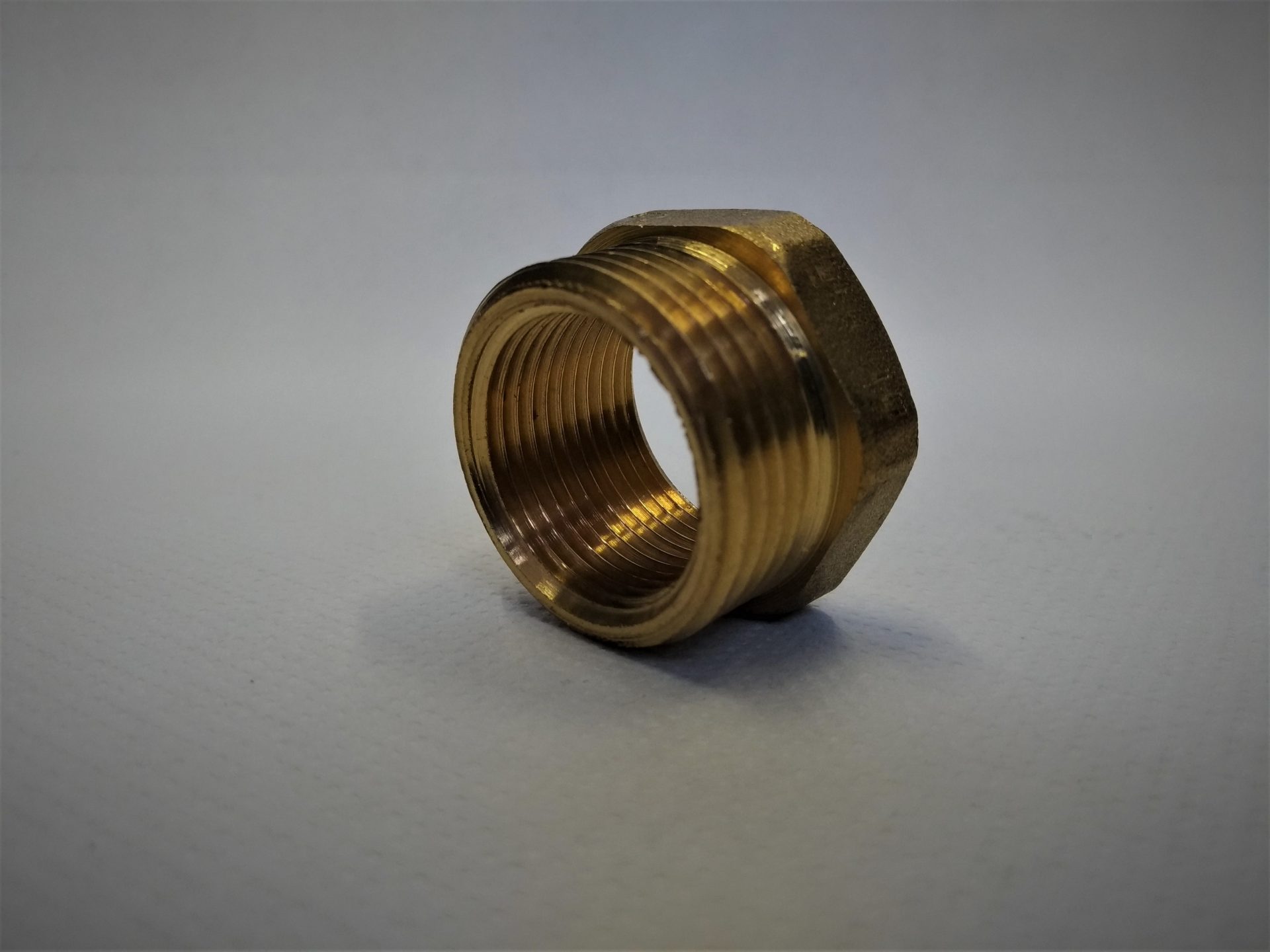 verloop 3/4"bix1"bu messing Ford