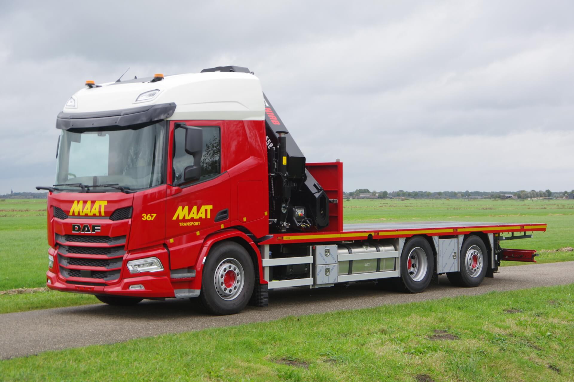 DAF FAN Wide-Spread HIAB X-HIPRA 558 Maat lv 3