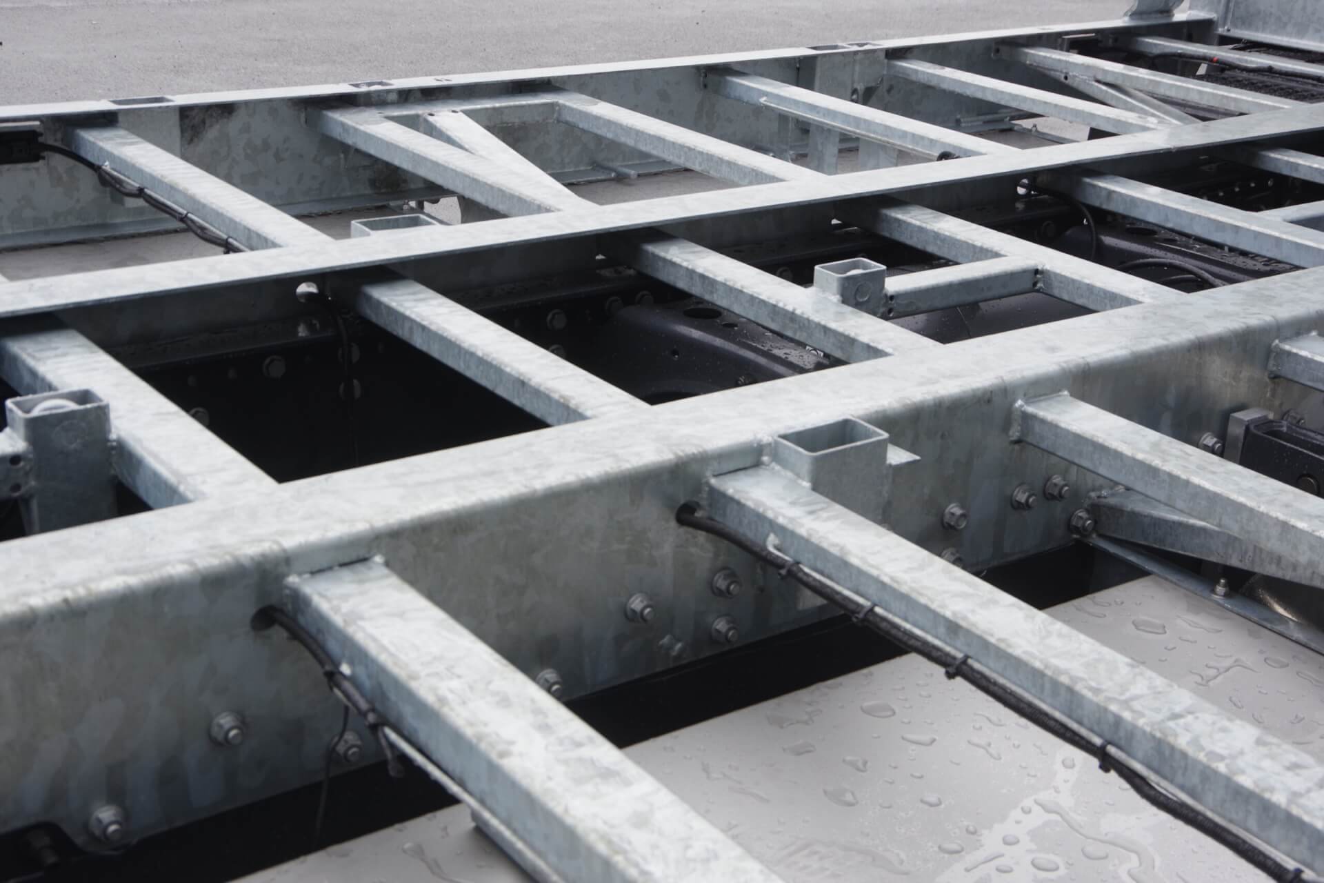 Doorlopende dwarsliggers voorzijde 50mm midden