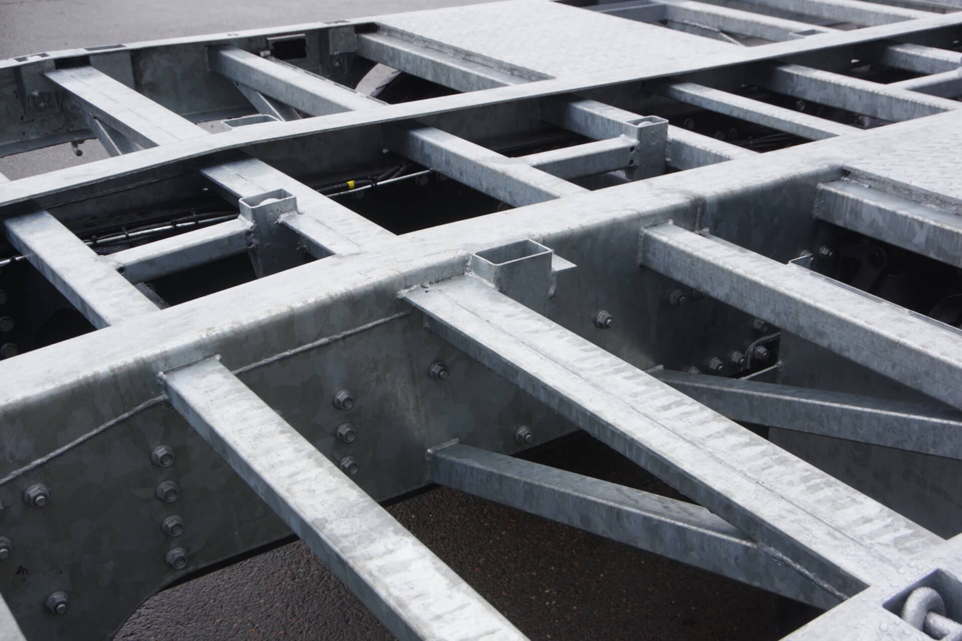 Doorlopende dwarsliggers voorzijde 70mm achter