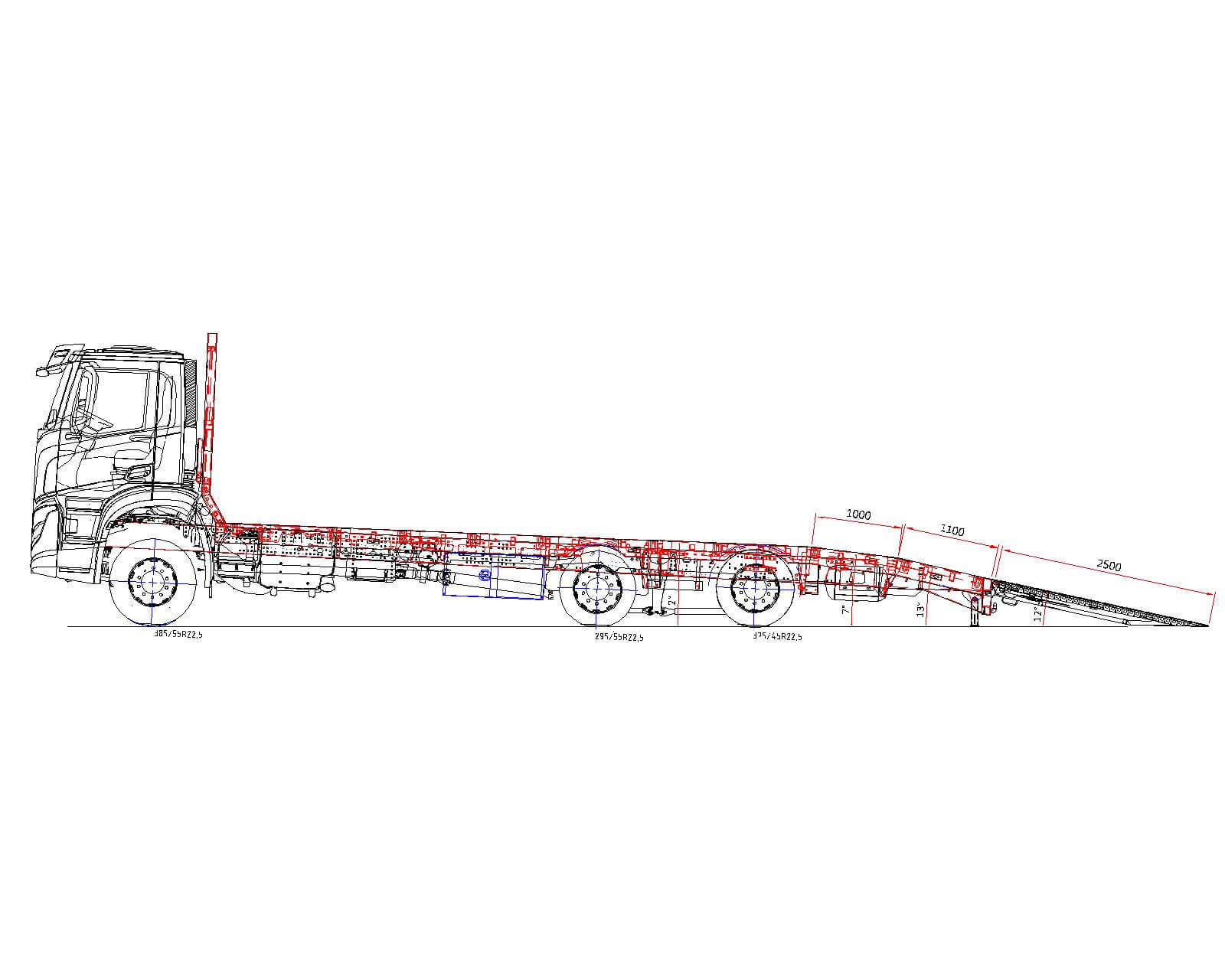 Oprij S-Way 30-90 lz laadstand