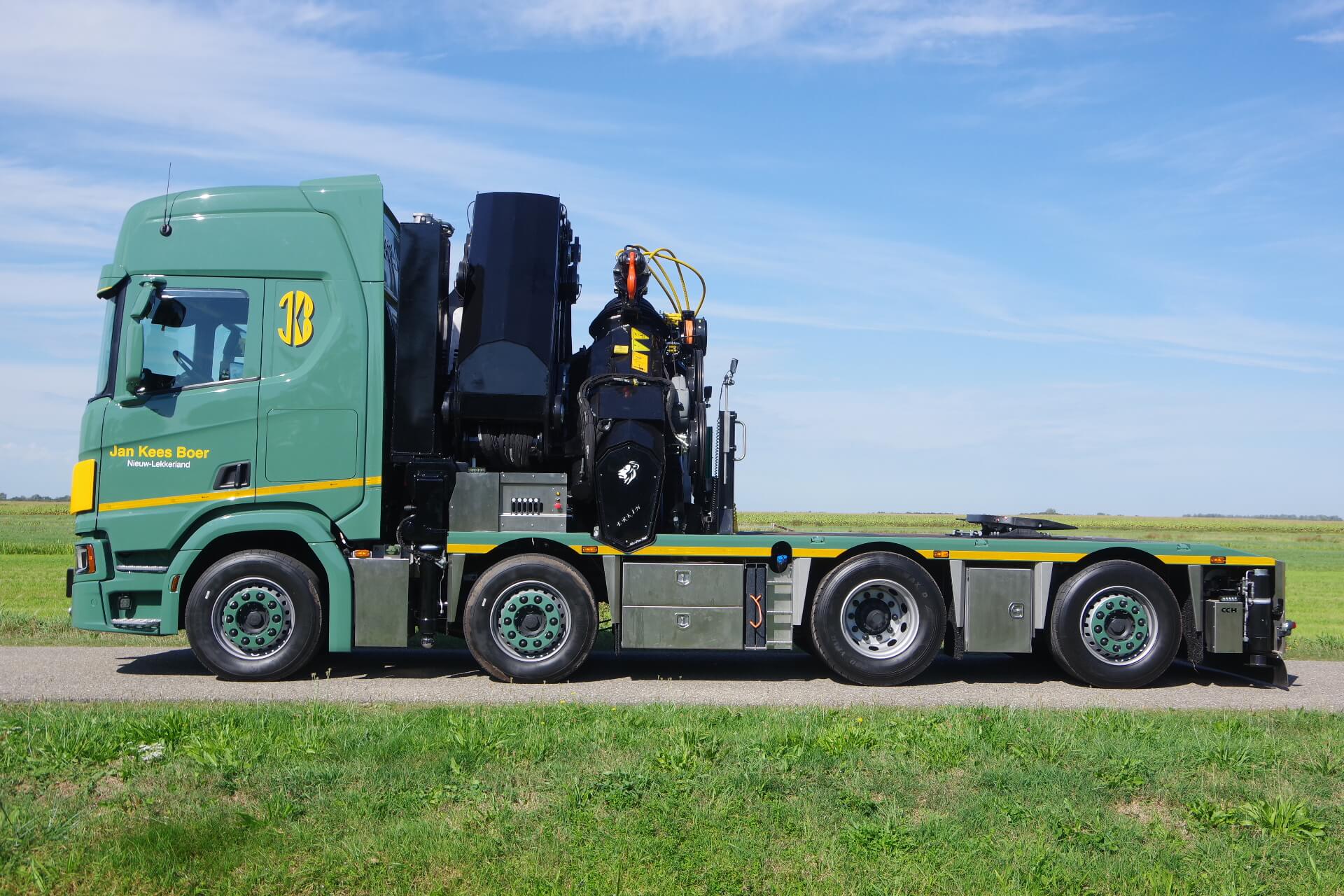 SCANIA 8x2 Wide Spread met ERKIN ER_172.000 lz