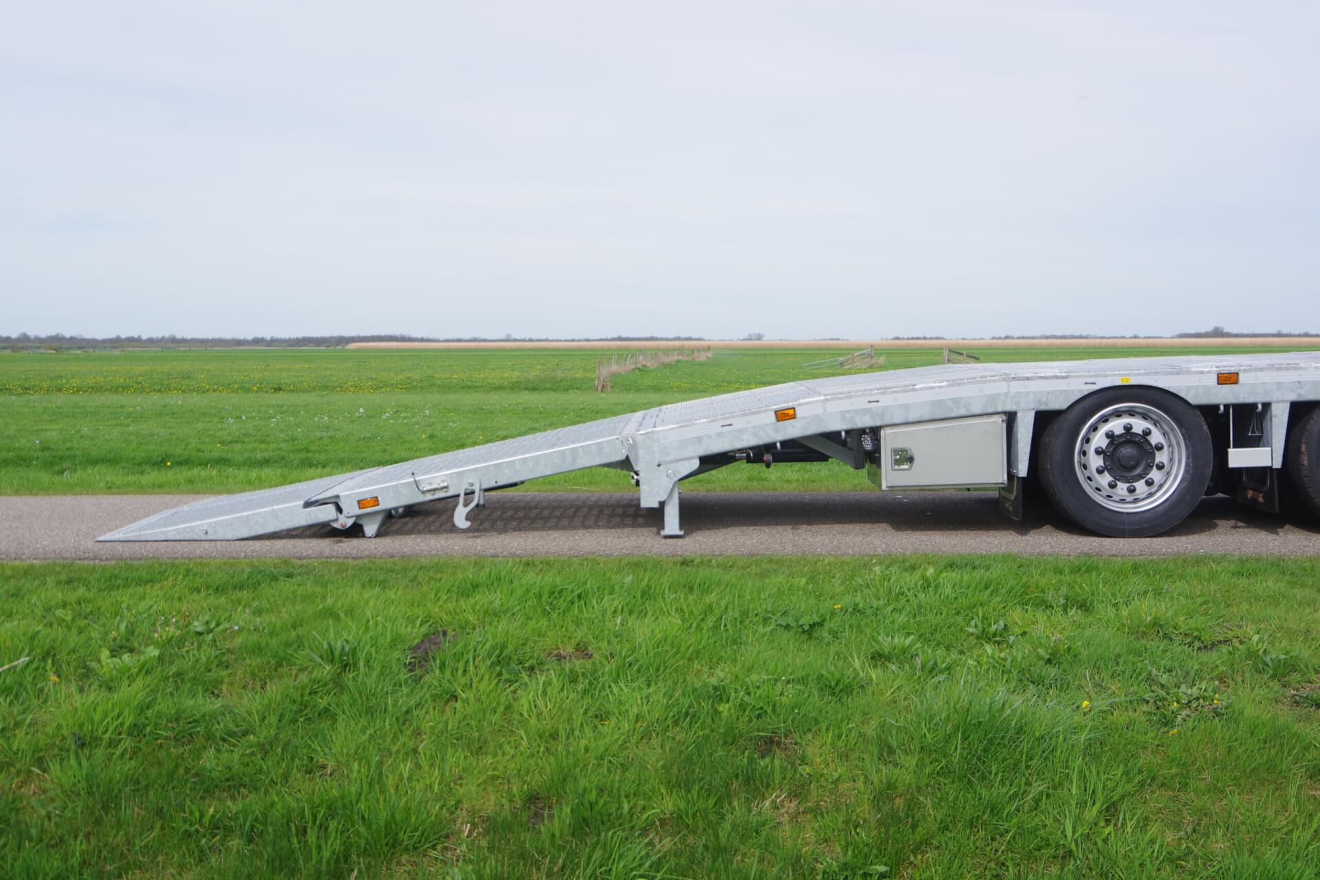 SCANIA 8x2 oprijwagen 3m oprijkleppen close