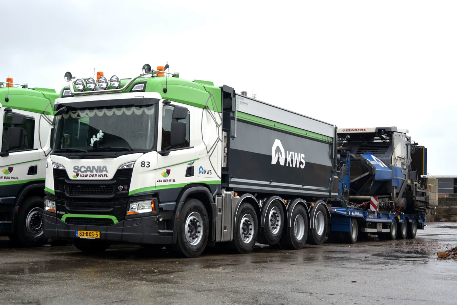 SCANIA QUADRO vd Wiel voor Dieplader gw