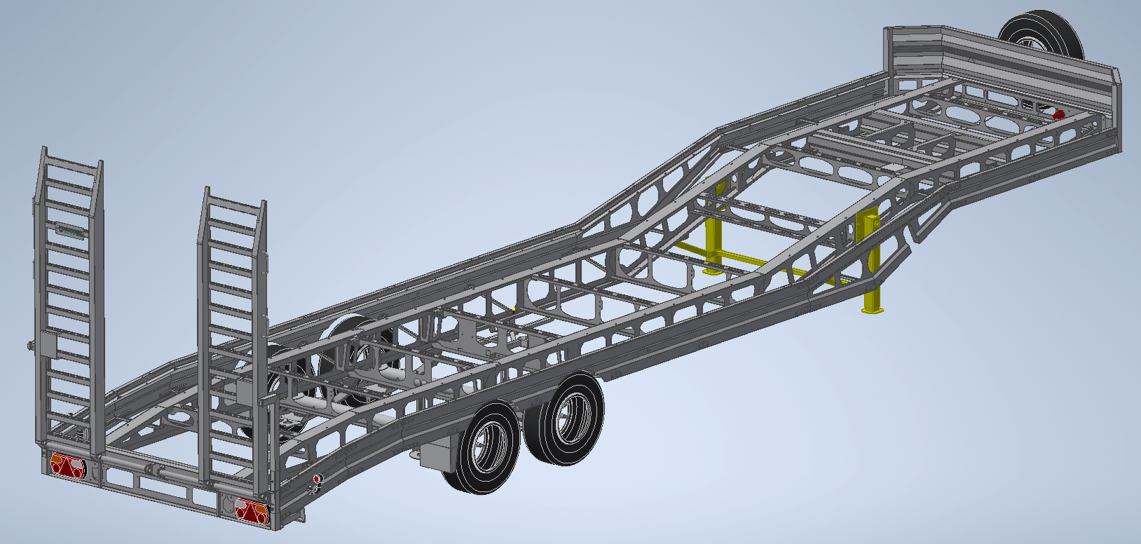 Semi dieplader Light 8,5m ra
