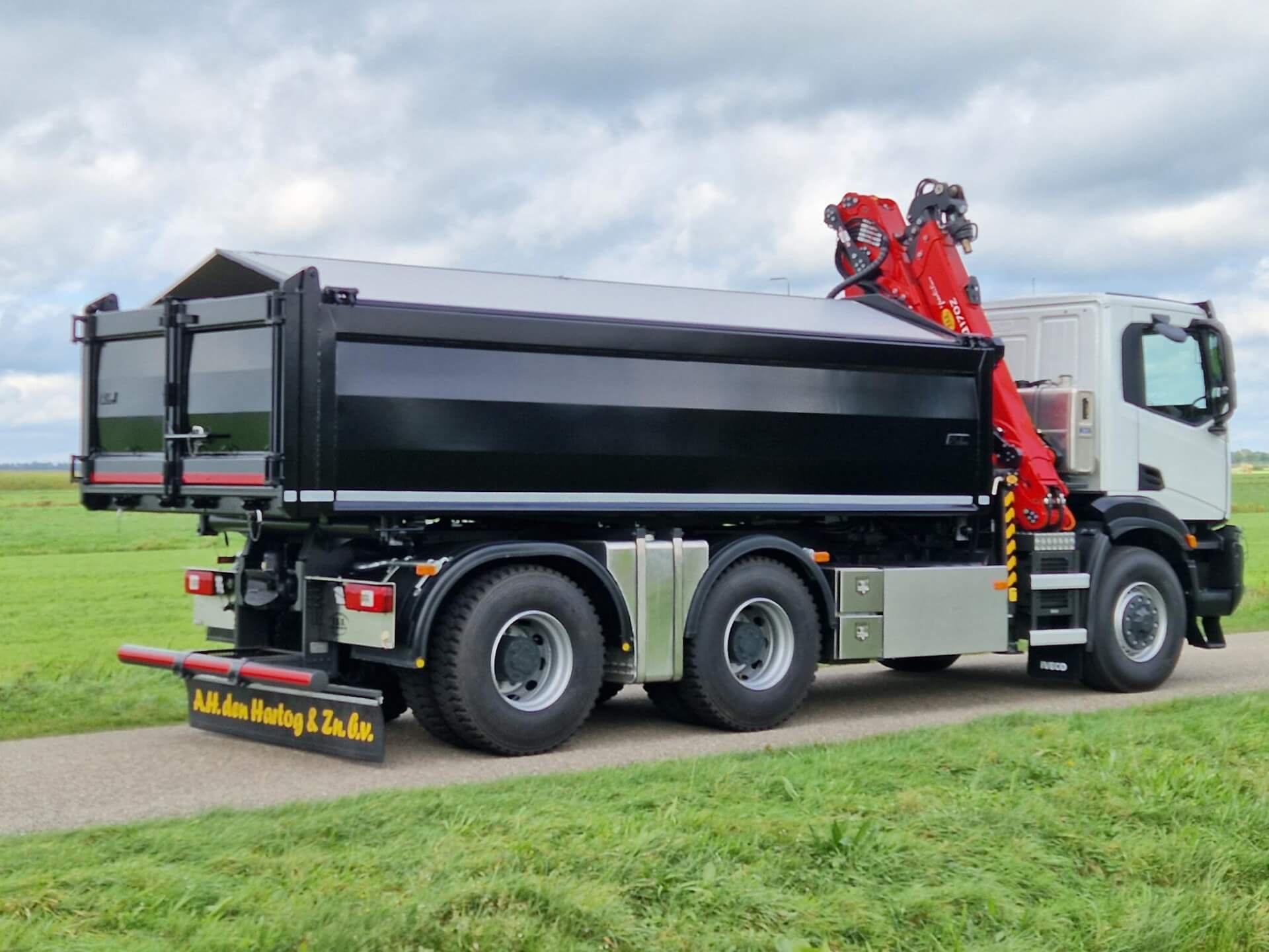 T-Way 6x4 Wide Spread Kraan-kipper ra