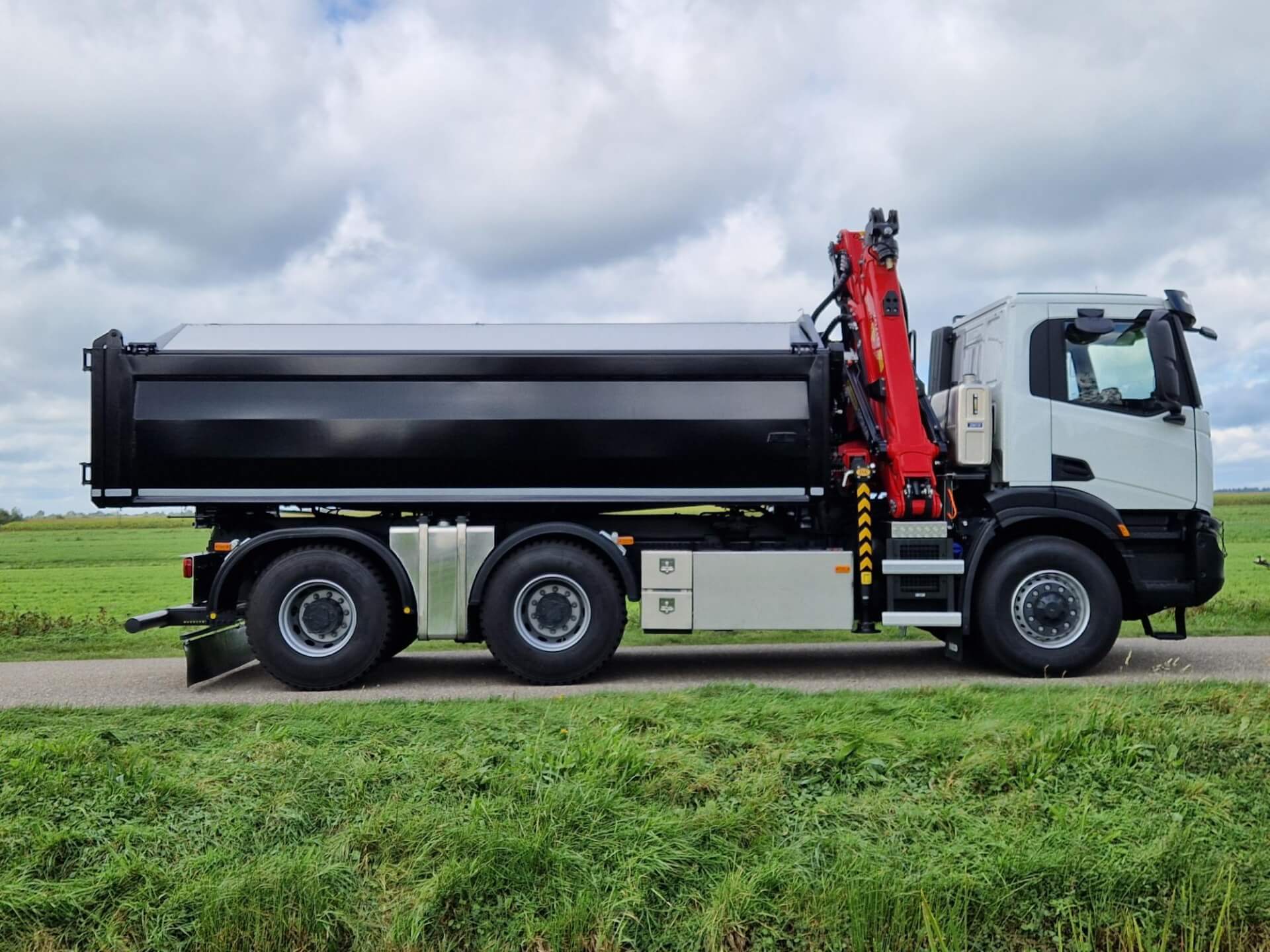 T-Way 6x4 Wide Spread Kraan-kipper rz