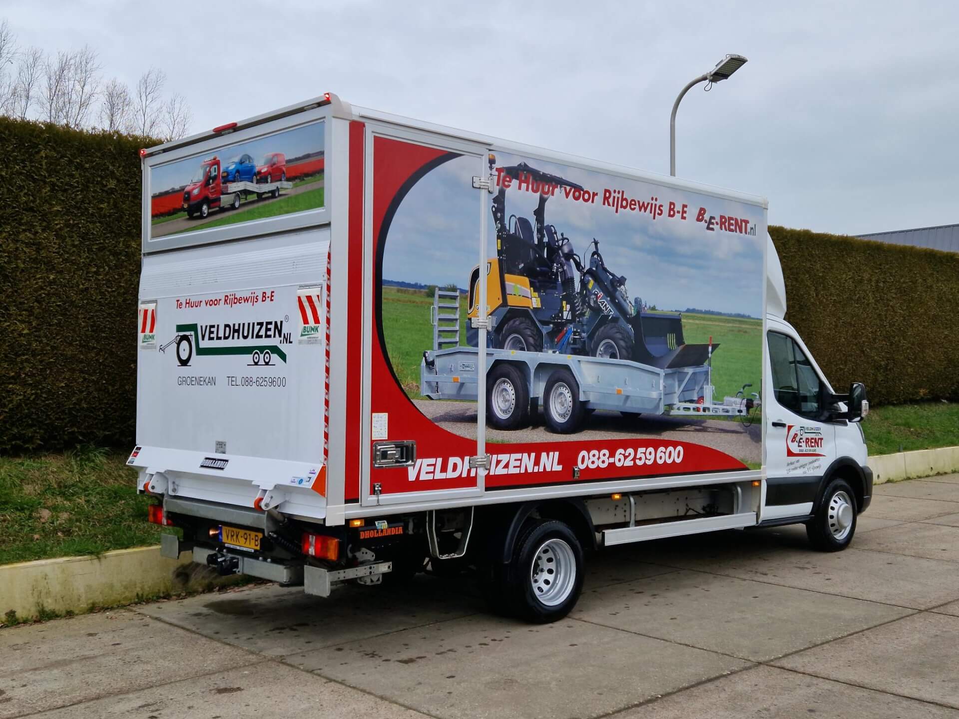 Transit 35-170 met 4,3m Bestikkerd ra