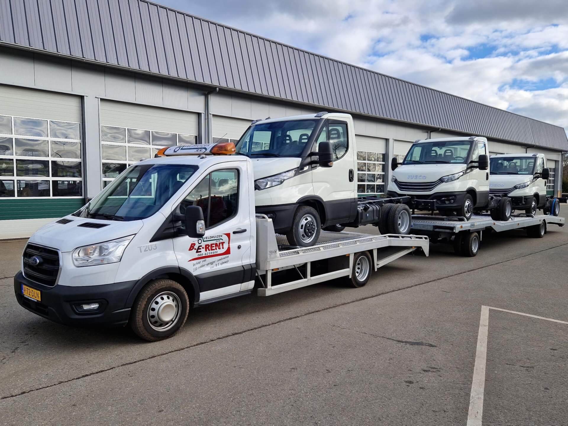 Transit-aanhanger 3x Daily lv