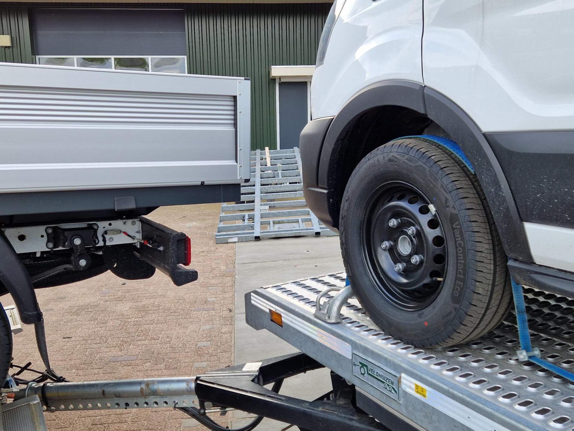 Transit-aanhanger 3x Transit draaien lange triangel