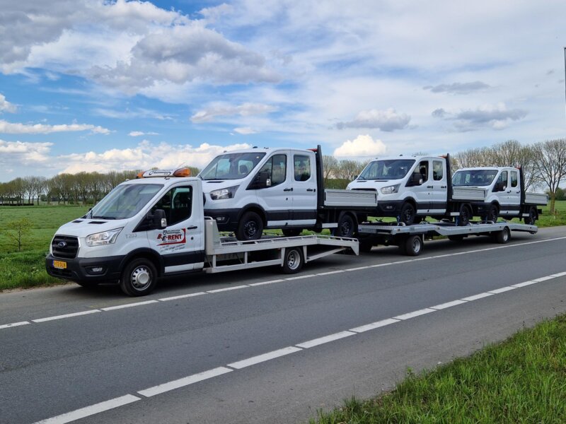 Transit-aanhanger 3x Transit lv 3