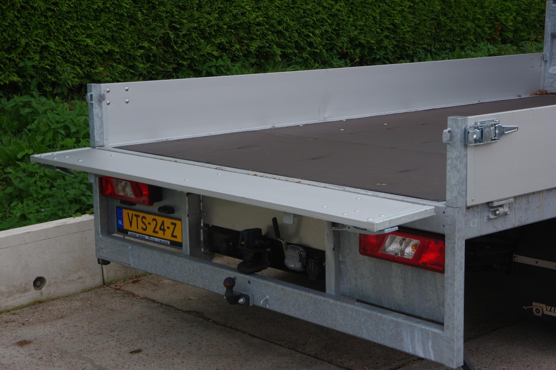 Uitschuif rong te kort