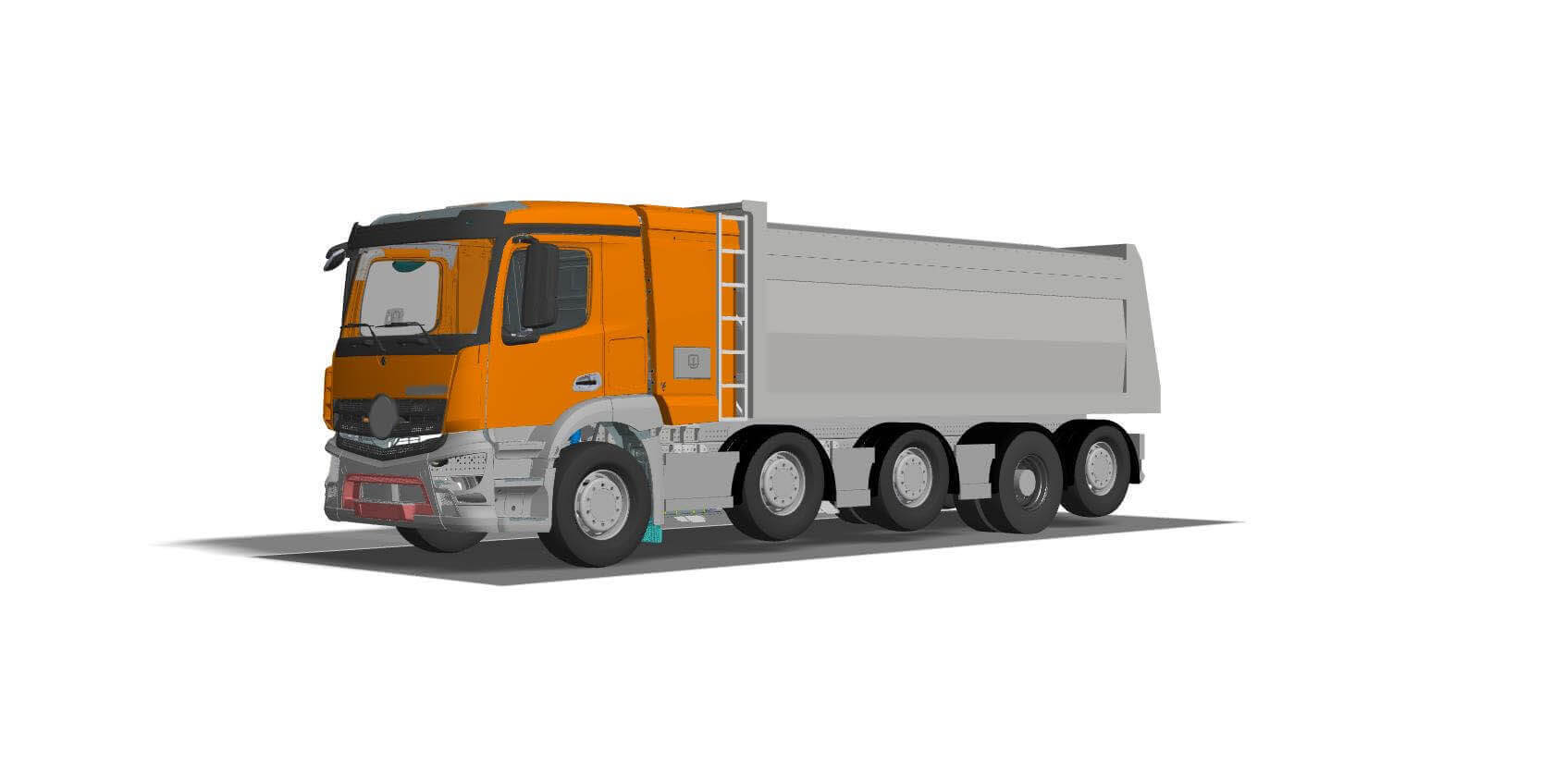 VELDHUIZEN E-TRUCKS 10x2-liftassen-Oranje-lv