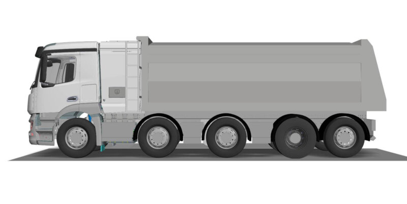 VELDHUIZEN E-TRUCKS -10x2-liftassen-Wit-lz