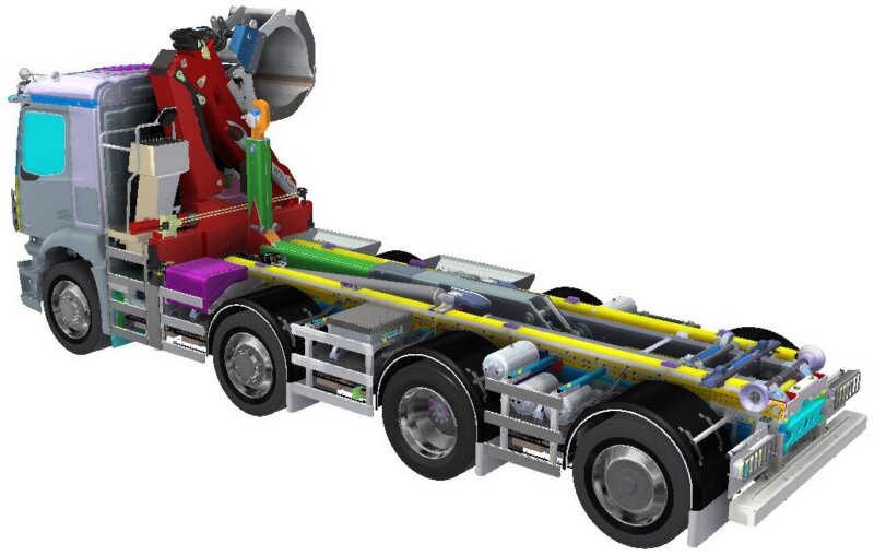 Veldhuizen Truck 41,5T Kraan-Haak