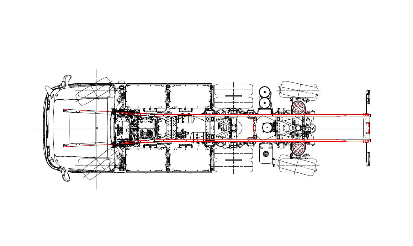 XD Electic 6x2 31,5 T boven