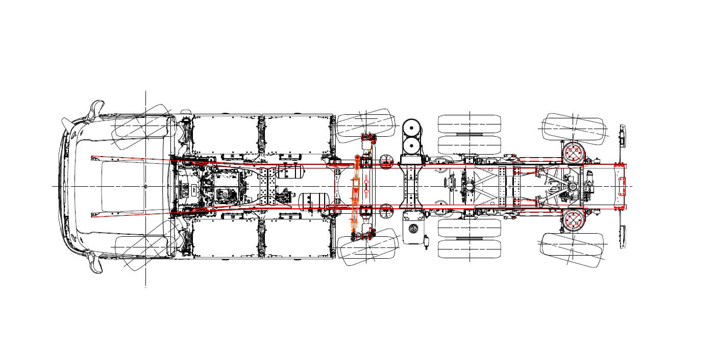 XD Electic 8x2 41,5 T Tridem boven