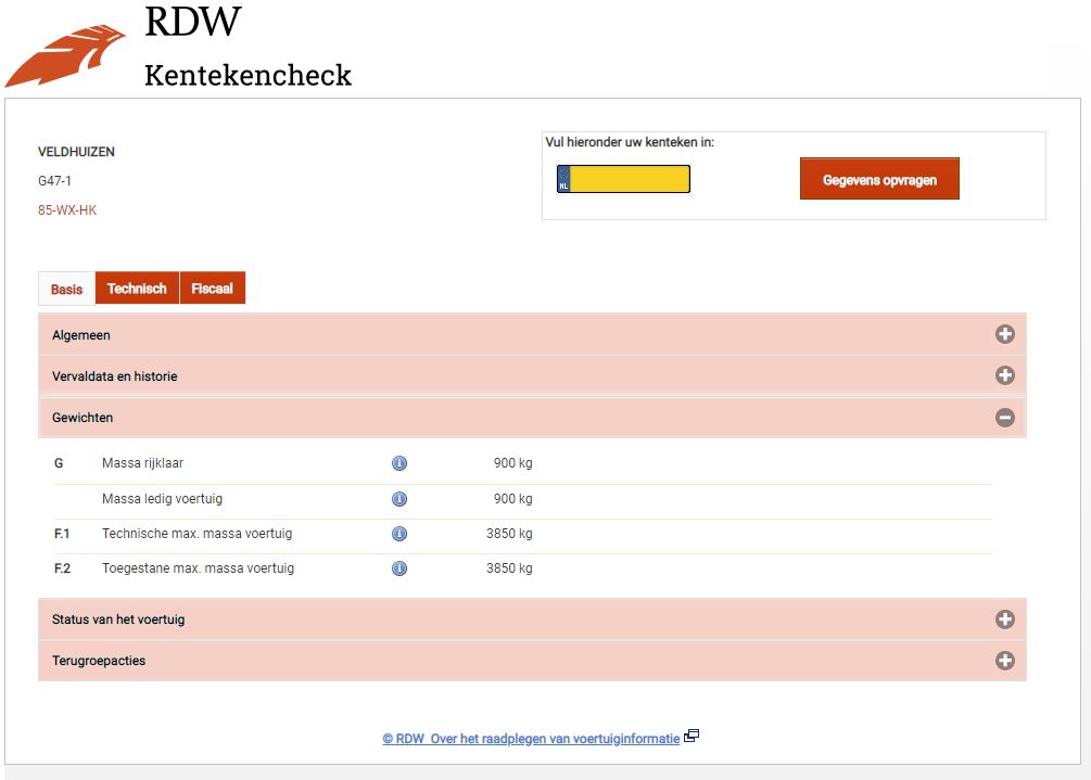 Aanbvullen bij 3,5 T Tandem als foto bestand