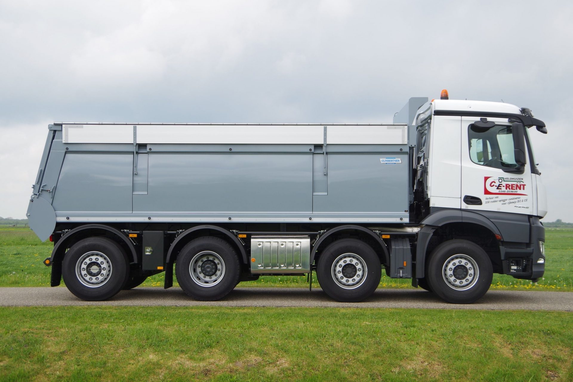 Arocs 8x2 Kipper met 6,1m Gijsbertsen rz