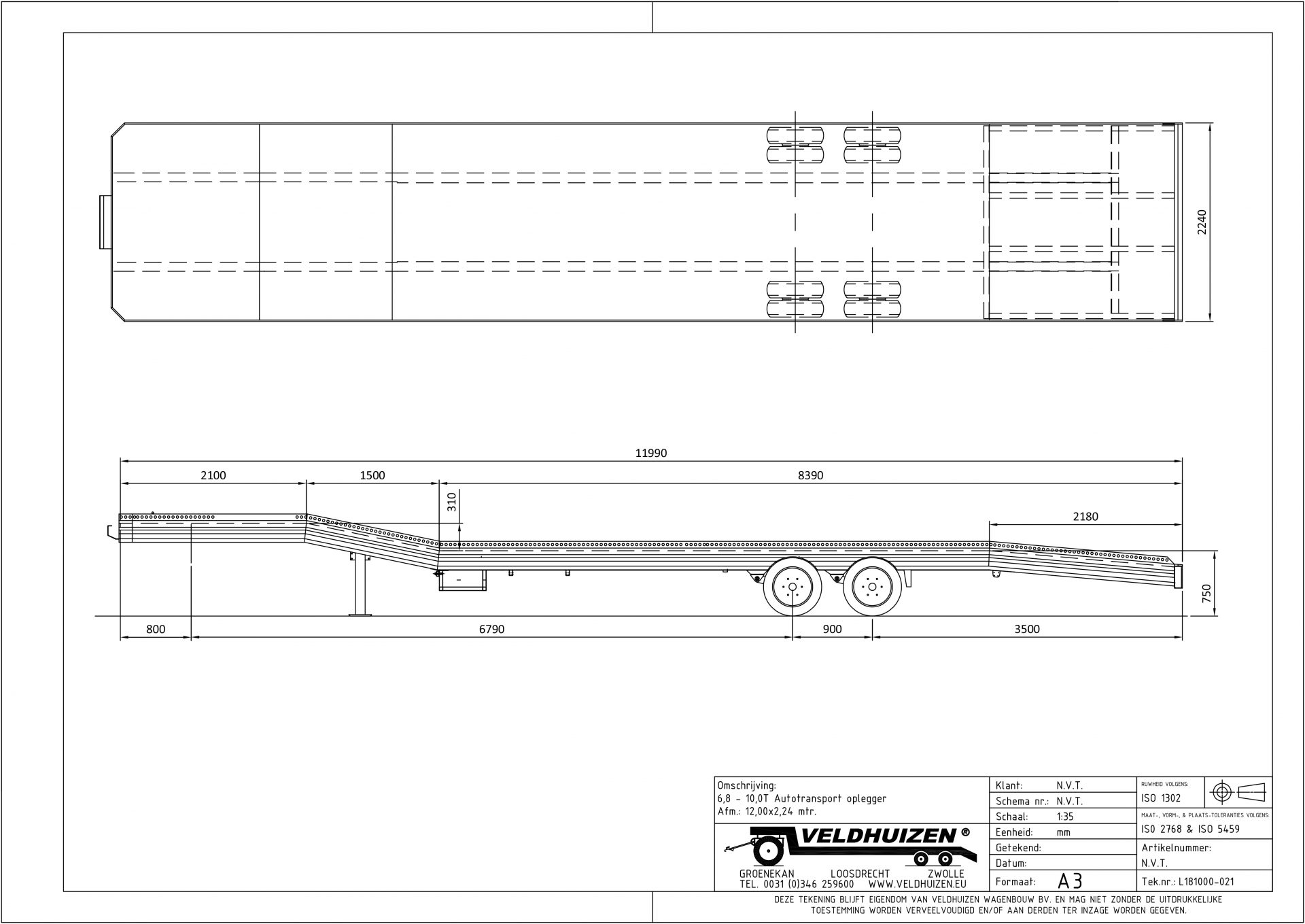 Autotransport opl 6,8-10T 12,00x2,24