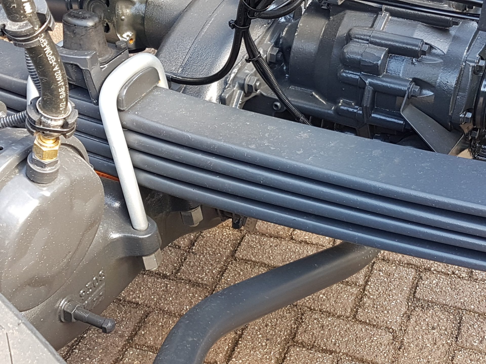 Bladveren voorste as