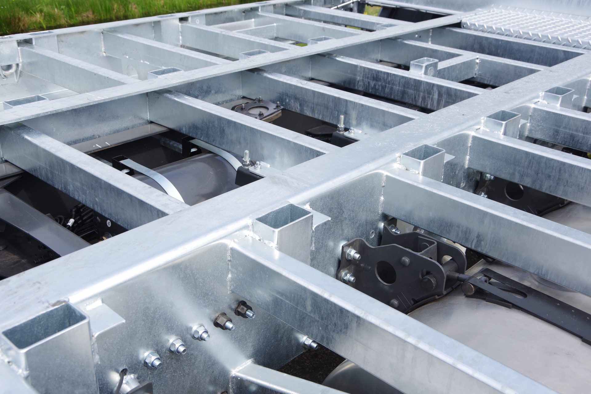 Dubbelle chassis balk en doorlopende dwarsliggers ra 1