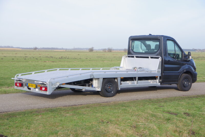 e-TRANSIT oprijwagen ra