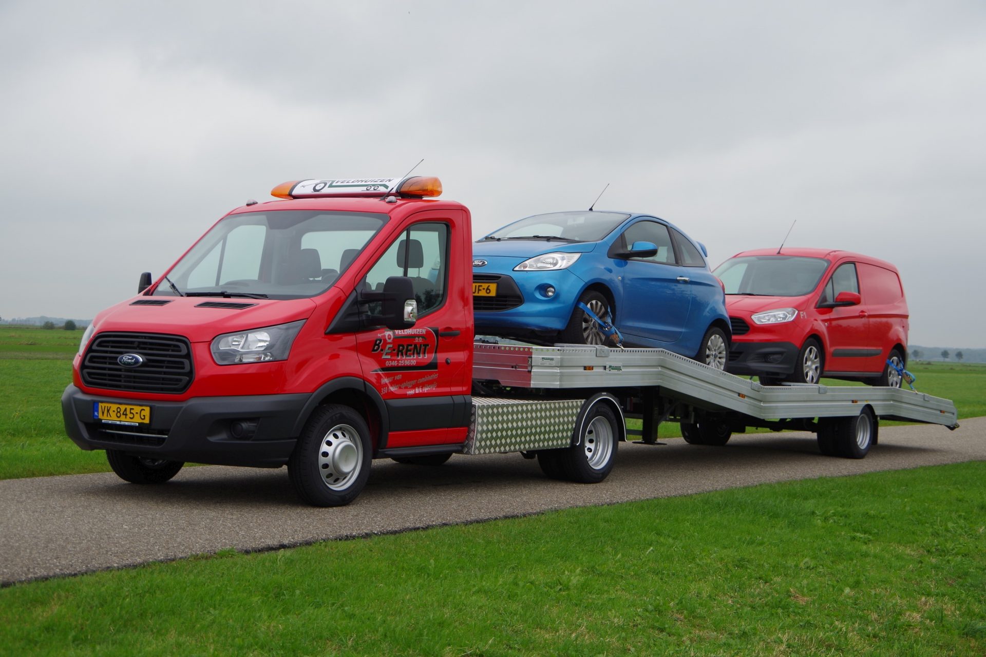 5,0T auto opl. Transit 35-130 met Ka en Courier lv 4