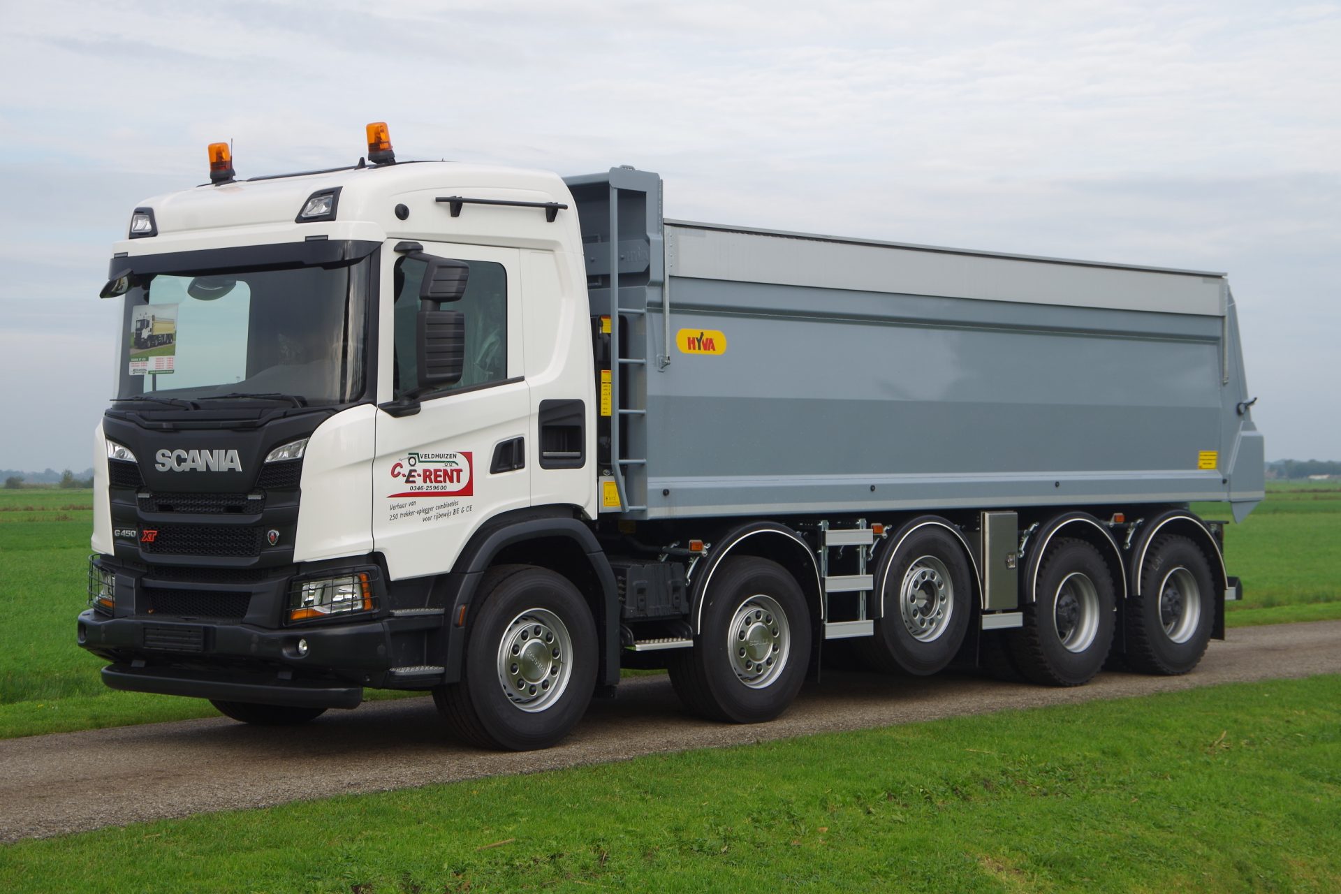 G 450 10x4 midlift 7,1m Hyva lv 1