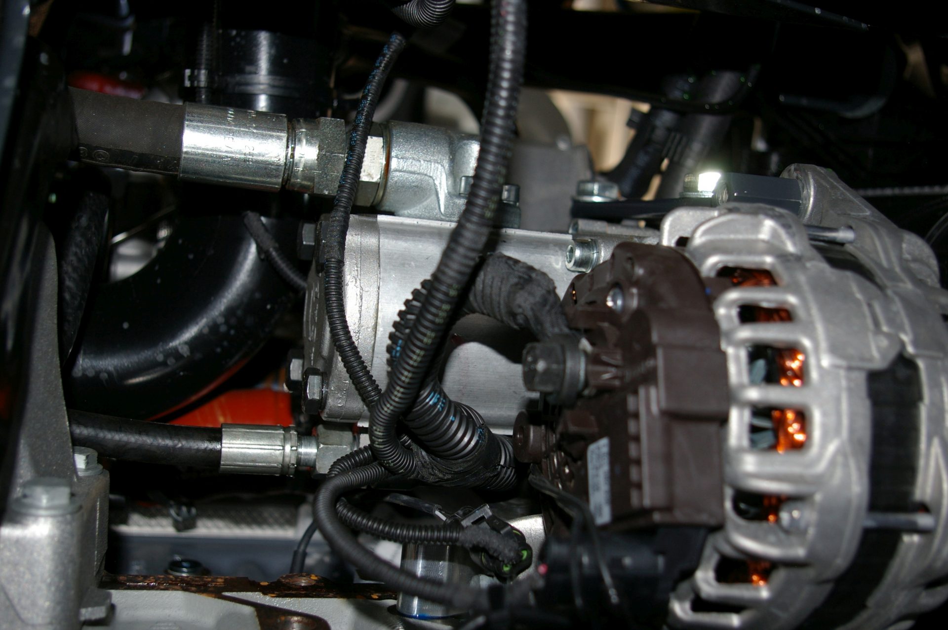 Hydr pomp onderaanzicht