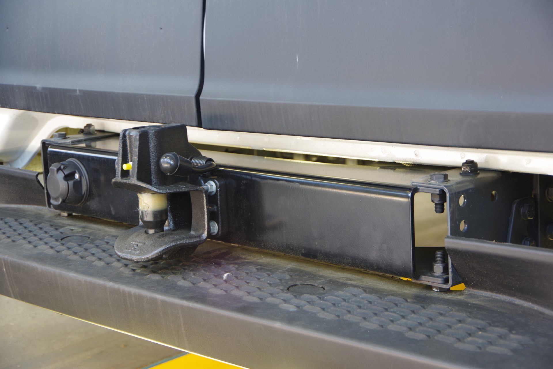 K-bakl gemonteerd in 2e chassisbalk