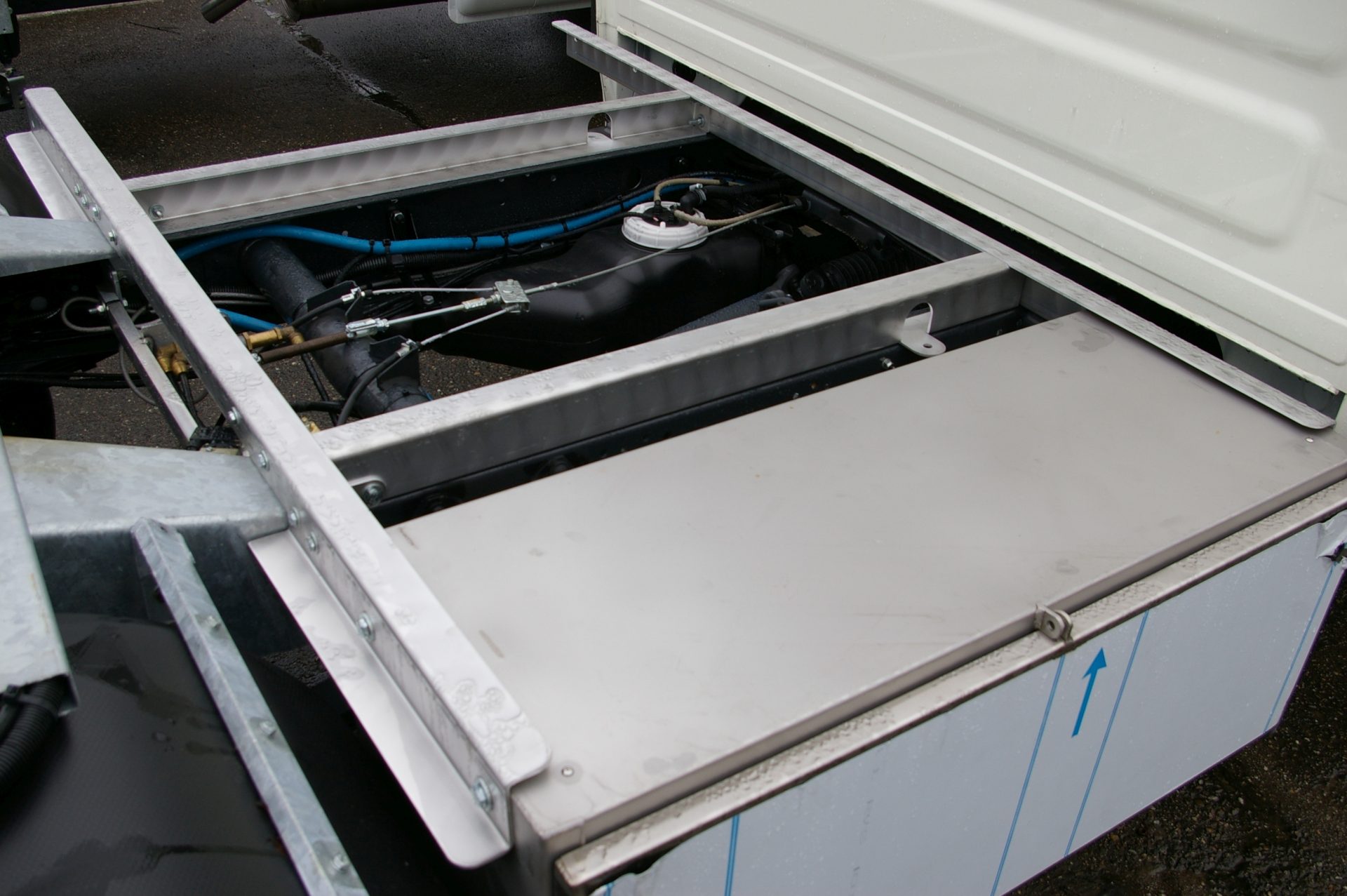 lichte steun voor rvs kist