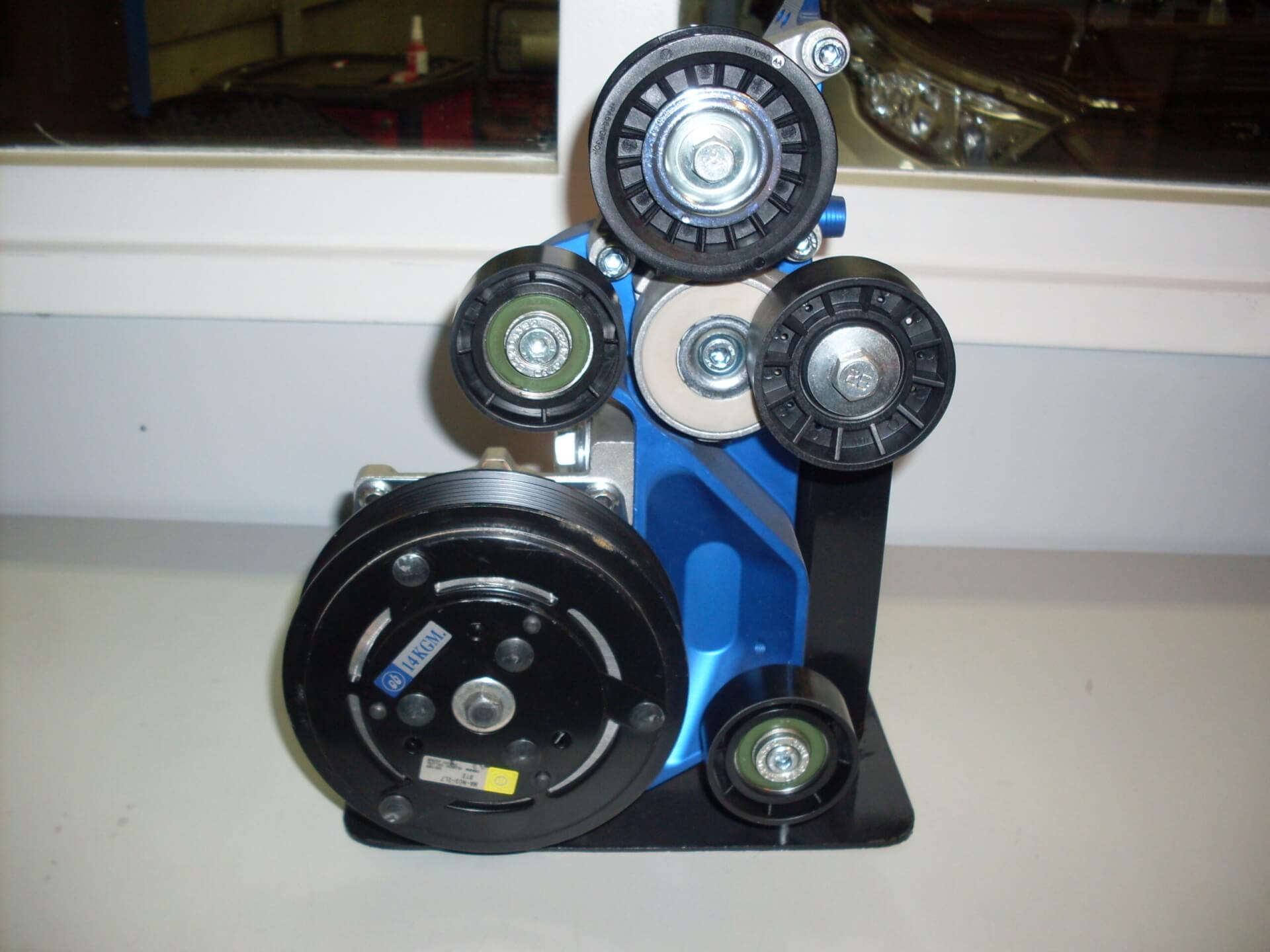 PTO 2,3 L proef opsteling