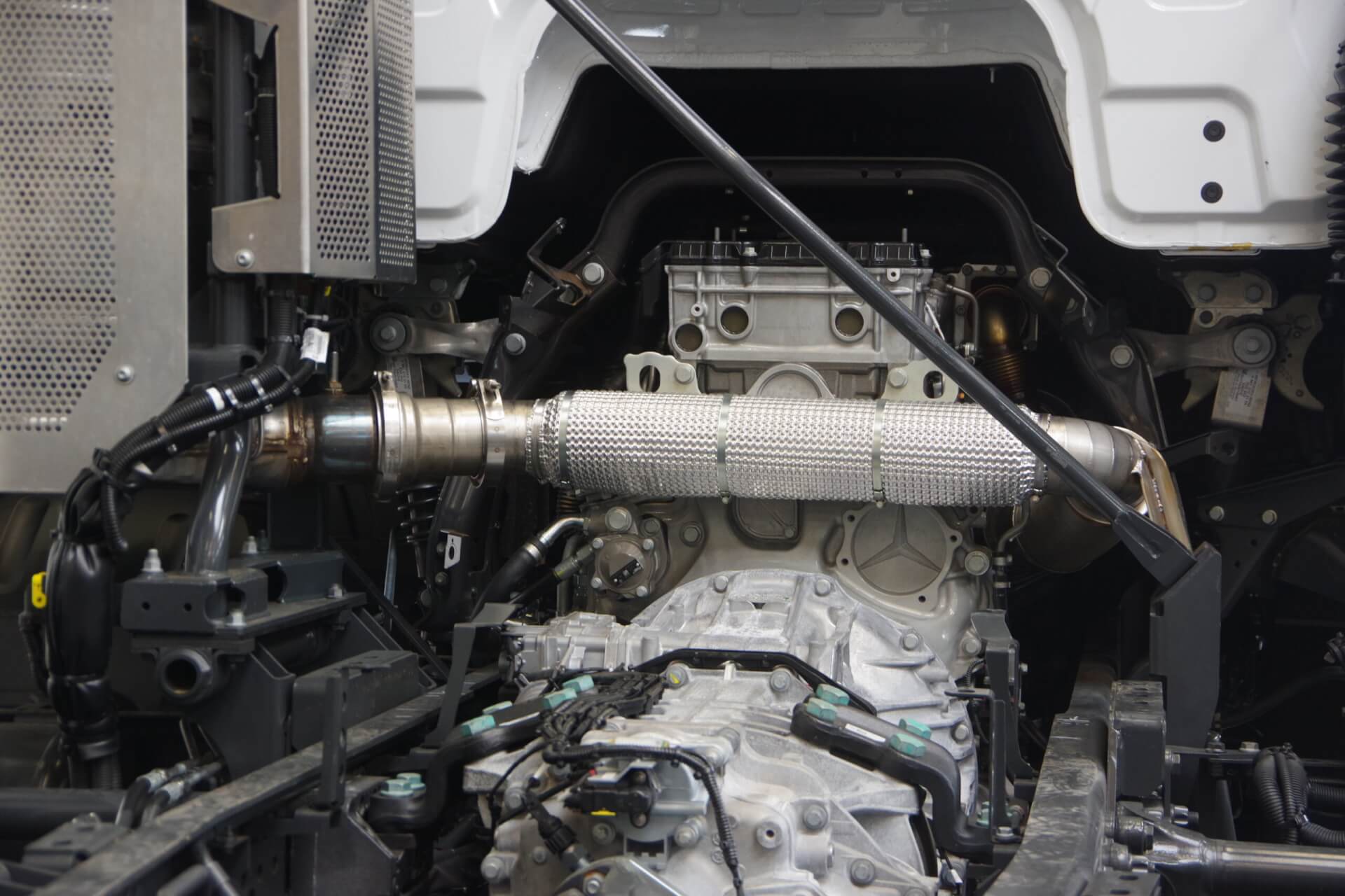 Staande uitlaat na verbouwing a