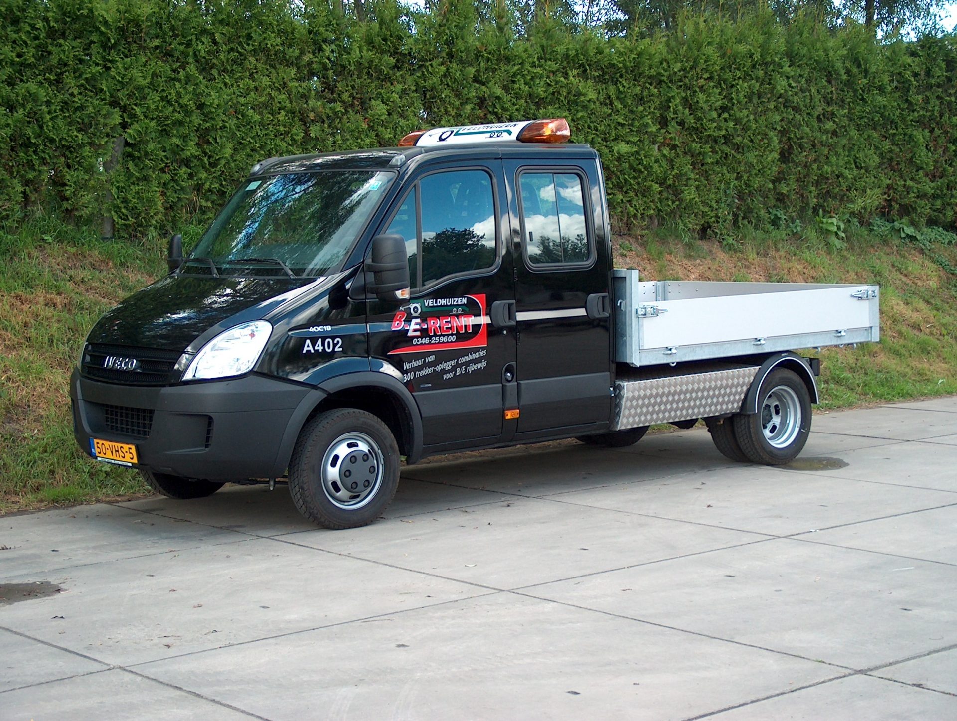 standaard laadbakje iveco dc zwart lv