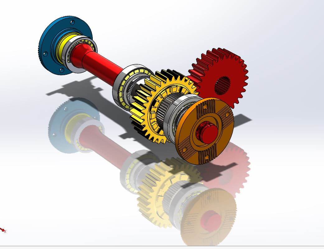 Uitschakelbare doorvoer as fusee gestuurd 1
